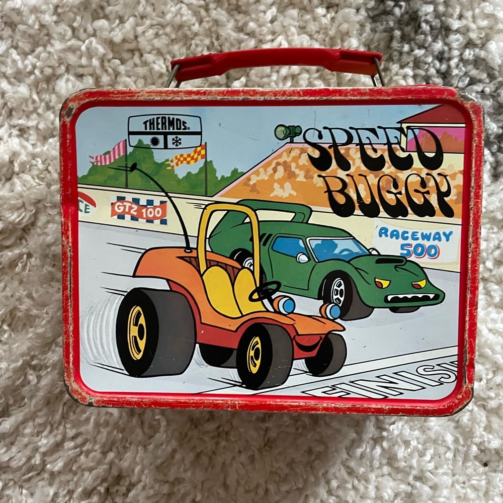 Vintage Speed Buggy Metal Lunchbox